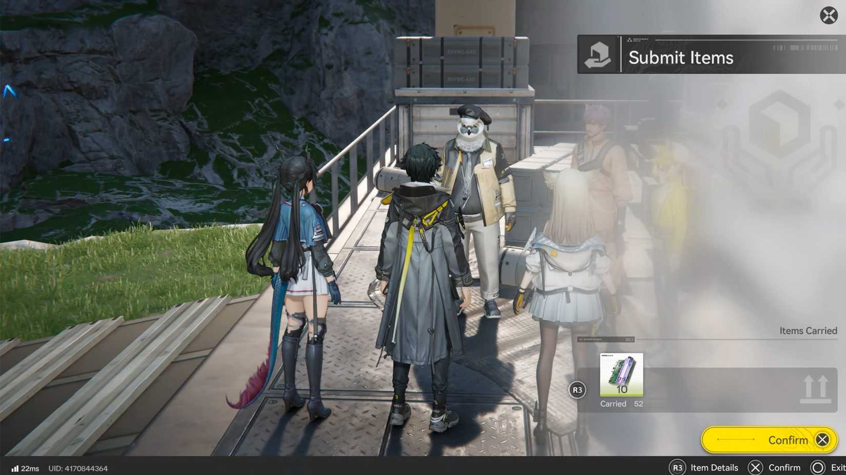 give amethyst parts to andre in arknights endfield