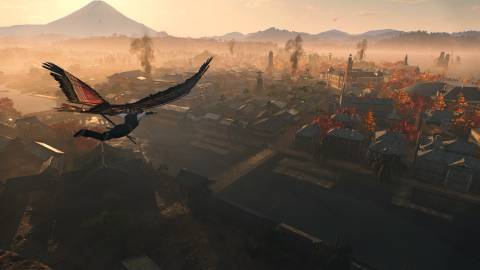 Gliding into town in Rise Of The Ronin (2024)