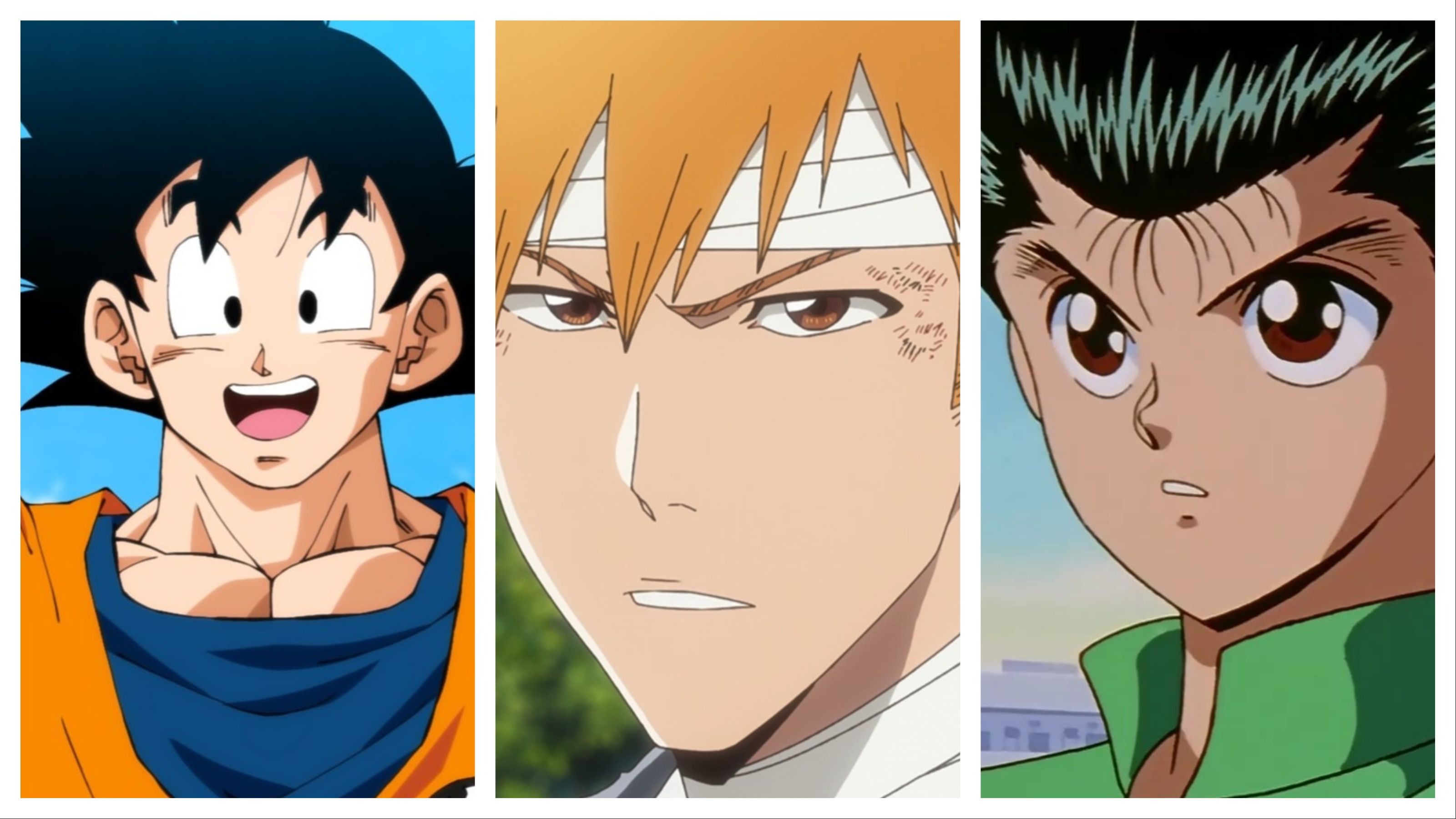 Goku, Ichigo, Yusuke