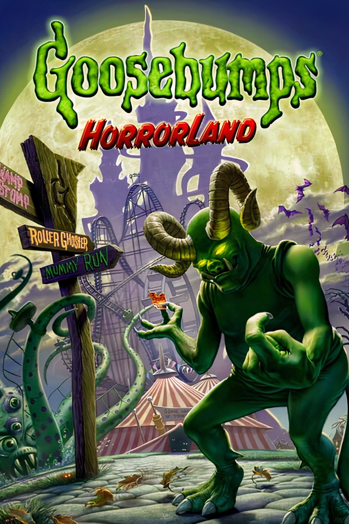 Goosebumps HorrorLand video game tag page cover art