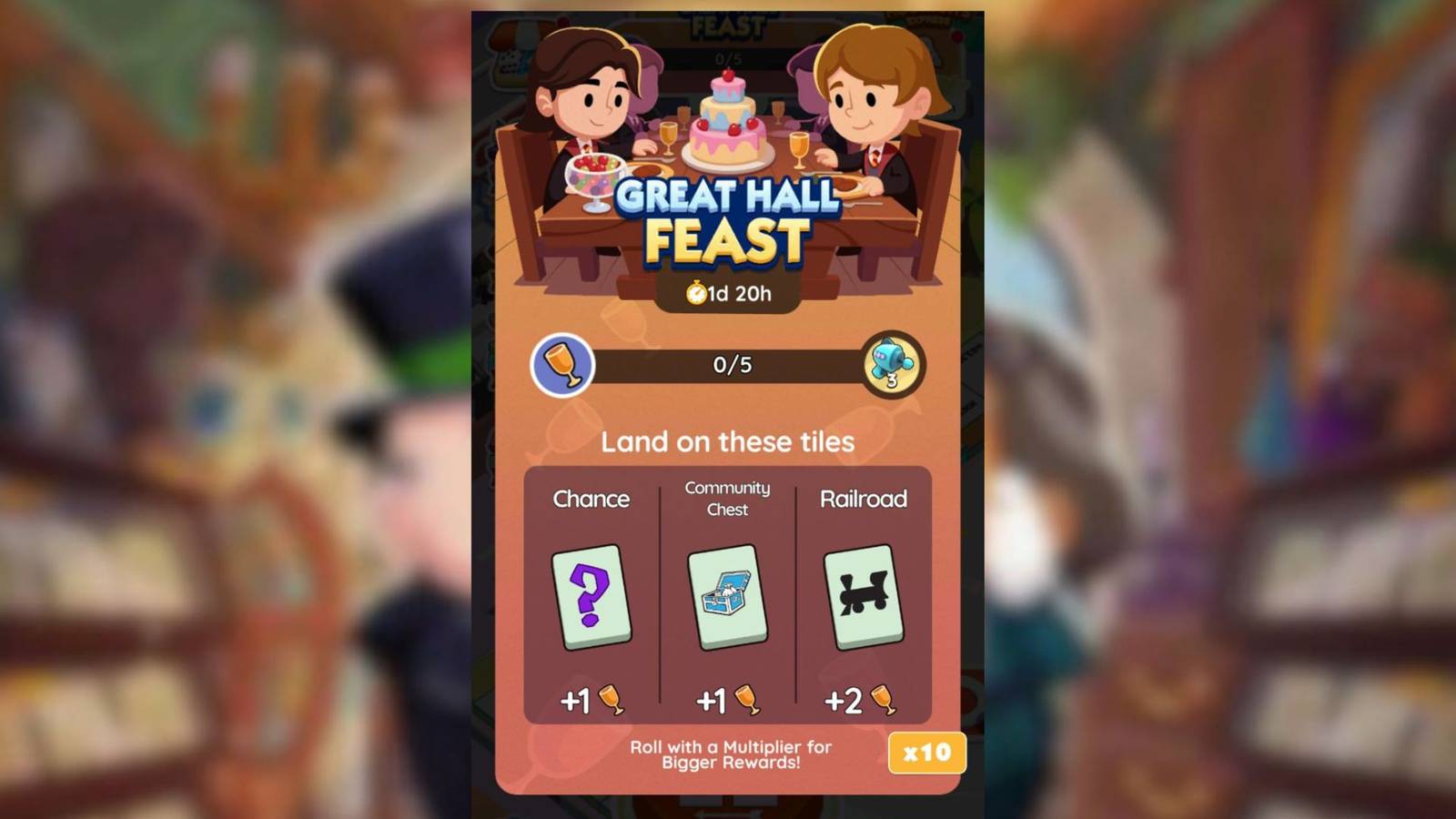 Monopoly Go Great Hall Feast Rewards and Milestones