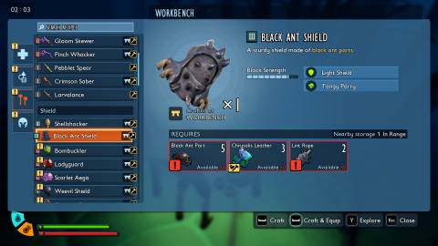 Grounded 2 Black Ant Shield