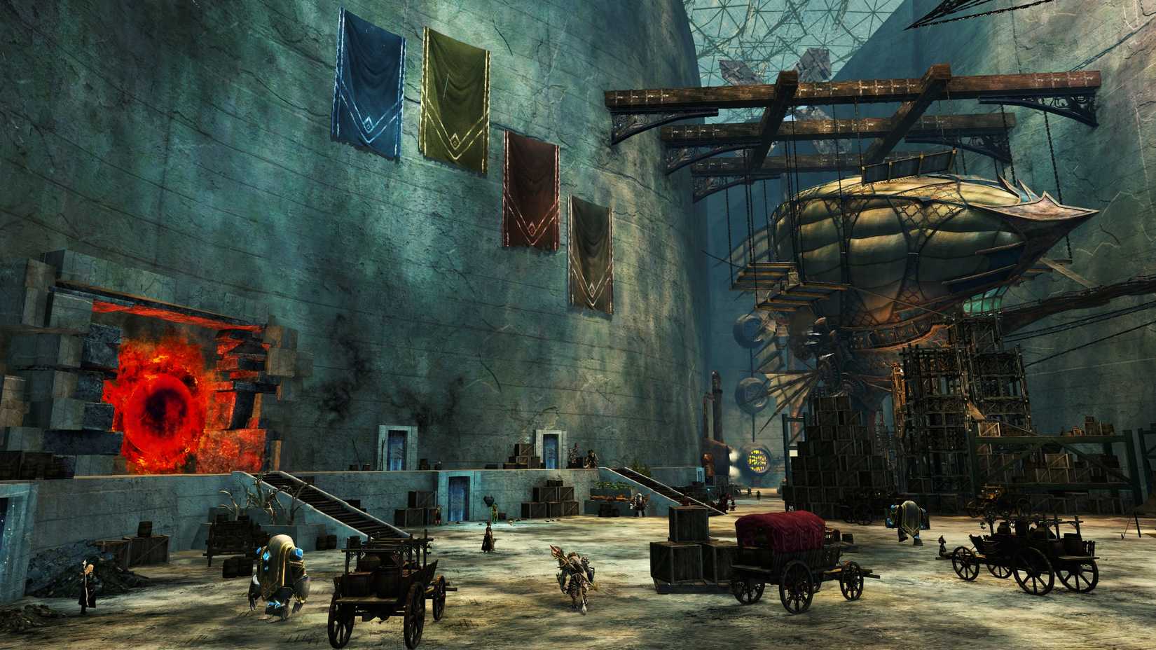 guild wars 2 visions of eternity raid loby lion's arch aerodrome
