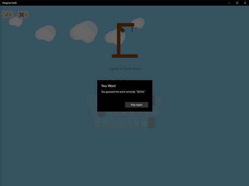 Hangman Earth gameplay screenshot (6)