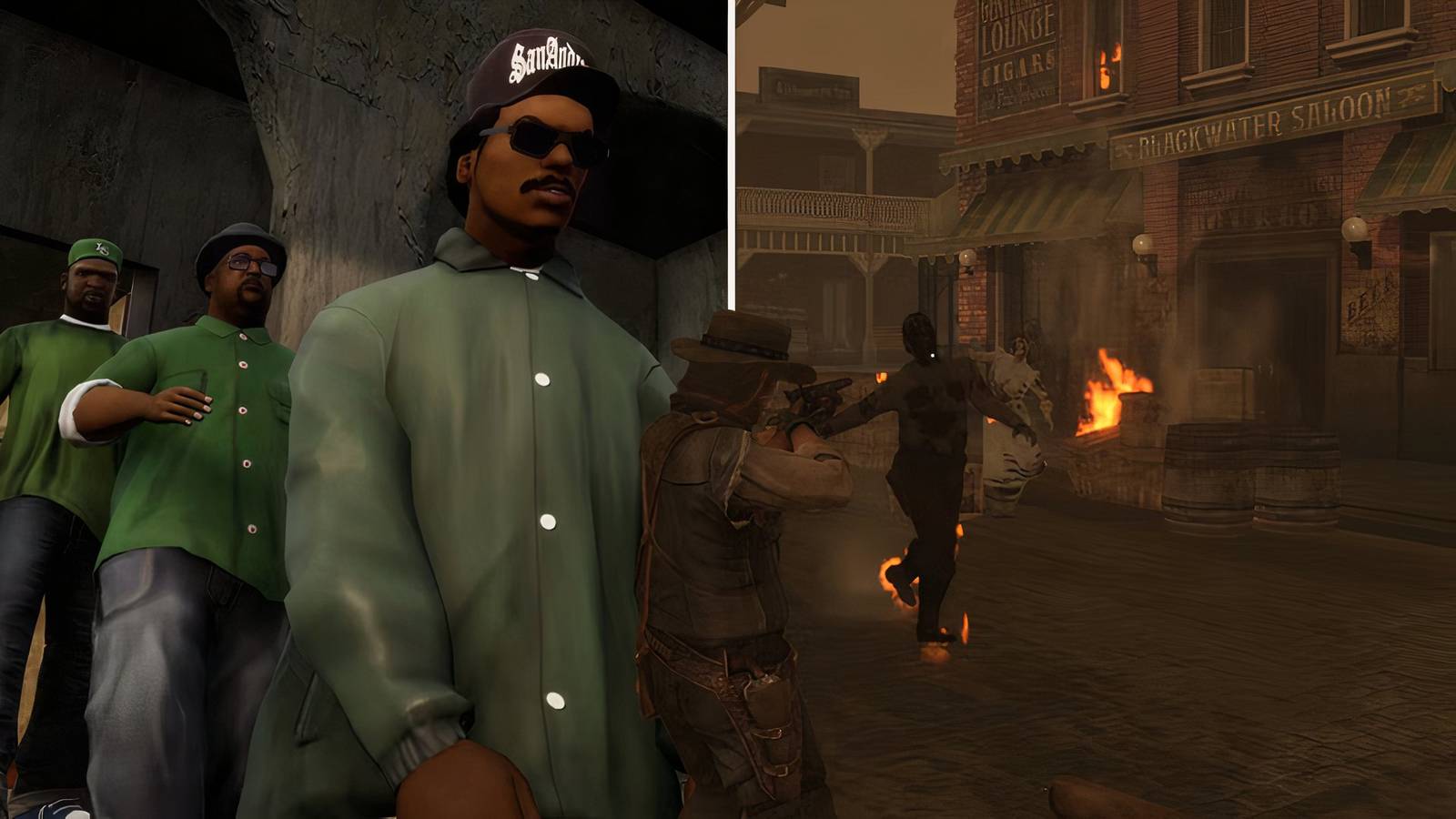 hardest rockstar games rdr undead nightmare and gta san andreas