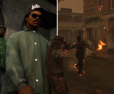 hardest rockstar games rdr undead nightmare and gta san andreas