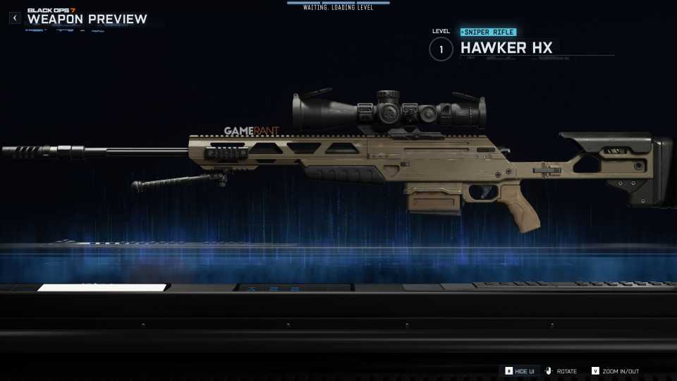 Hawker HX (Sniper Rifle)