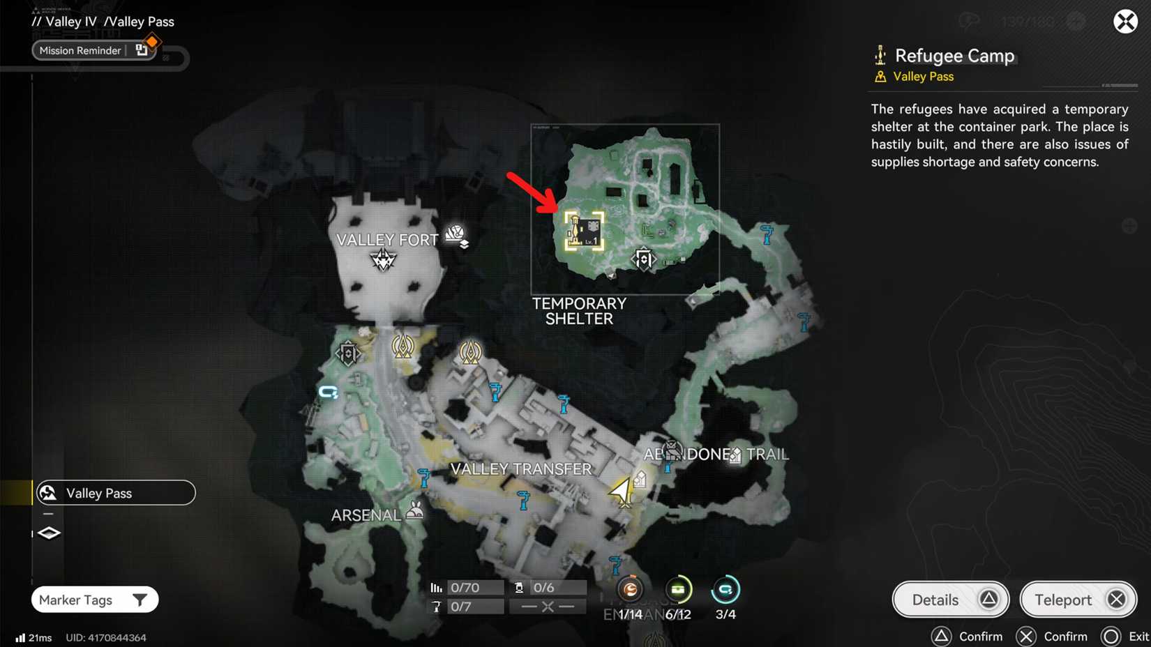 head to refugee camp in arknights endfield