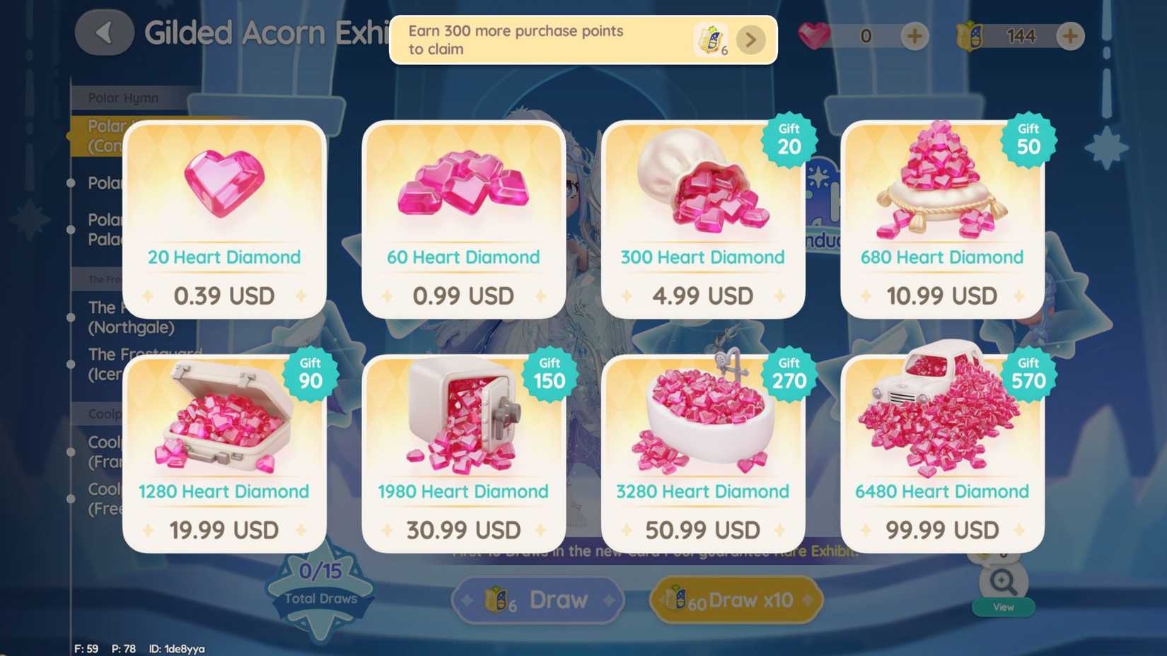 The Heart Diamond shop in Heartopia