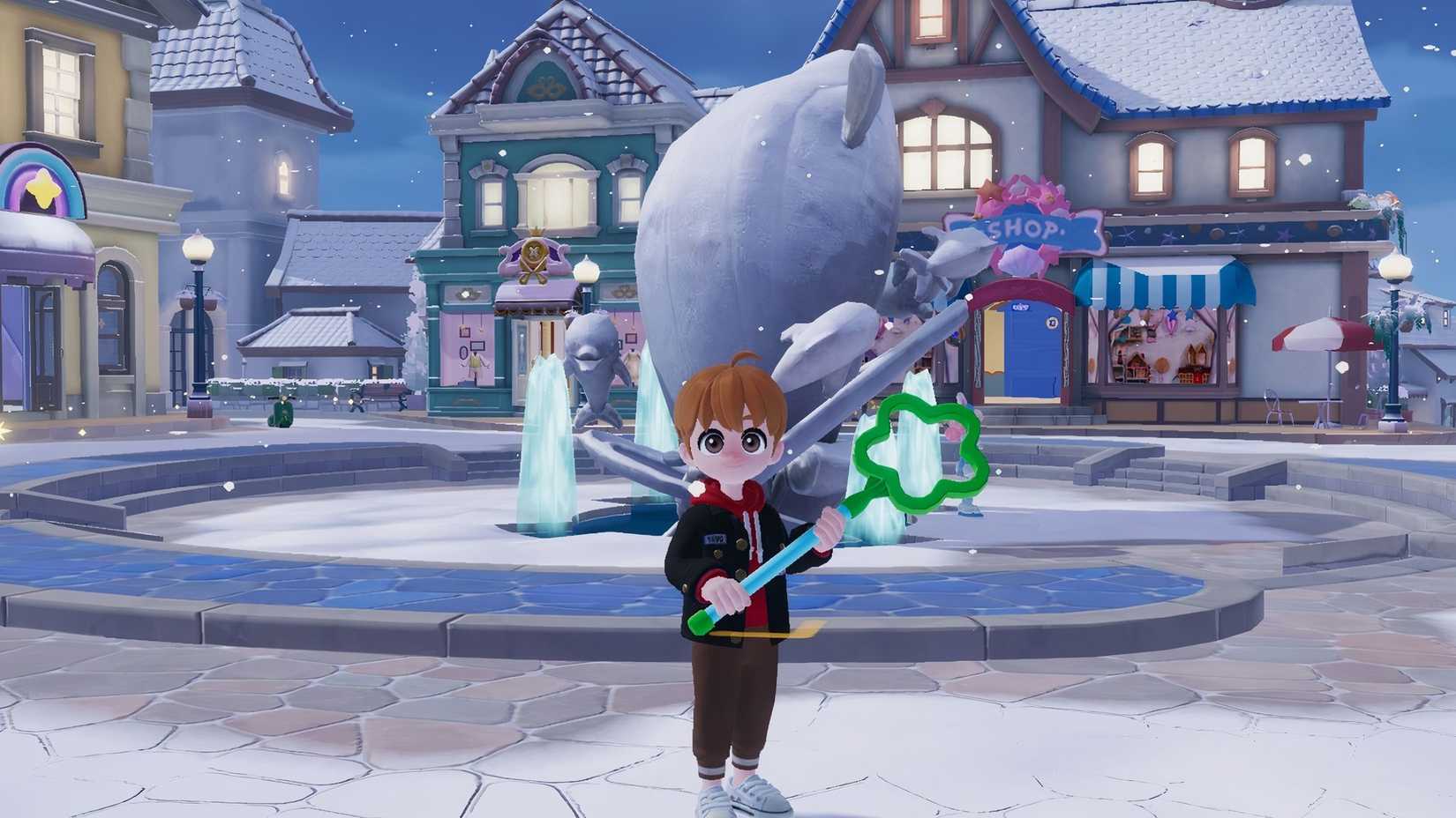 A Heartopia player actively catching an insect with a bubble net, showcasing the 'Insect Catching' hobby guide interface.