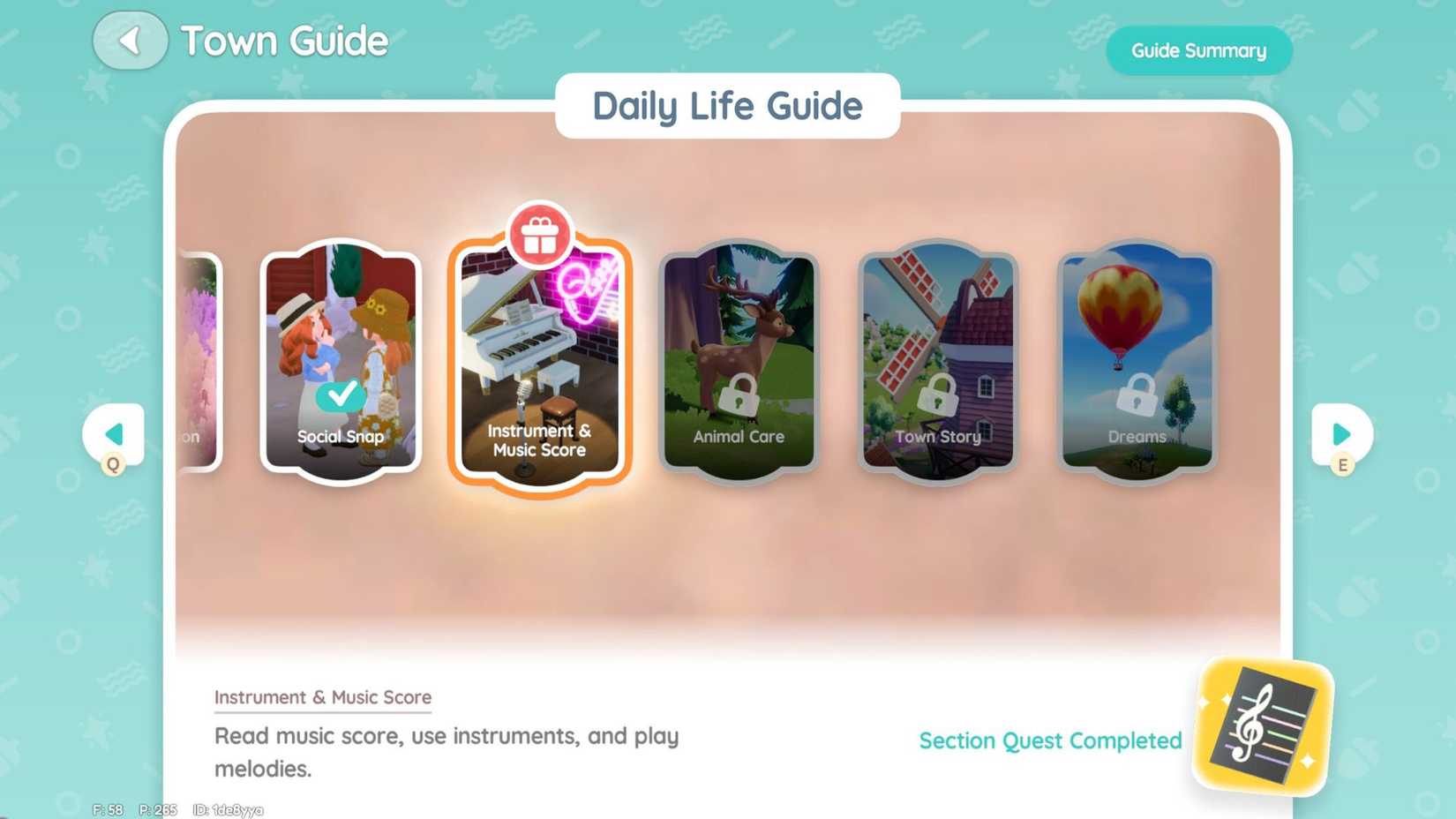 Unlocking the Heartopian Melody from the Instrument and Music Score section in Heartopia's Daily Life Guide