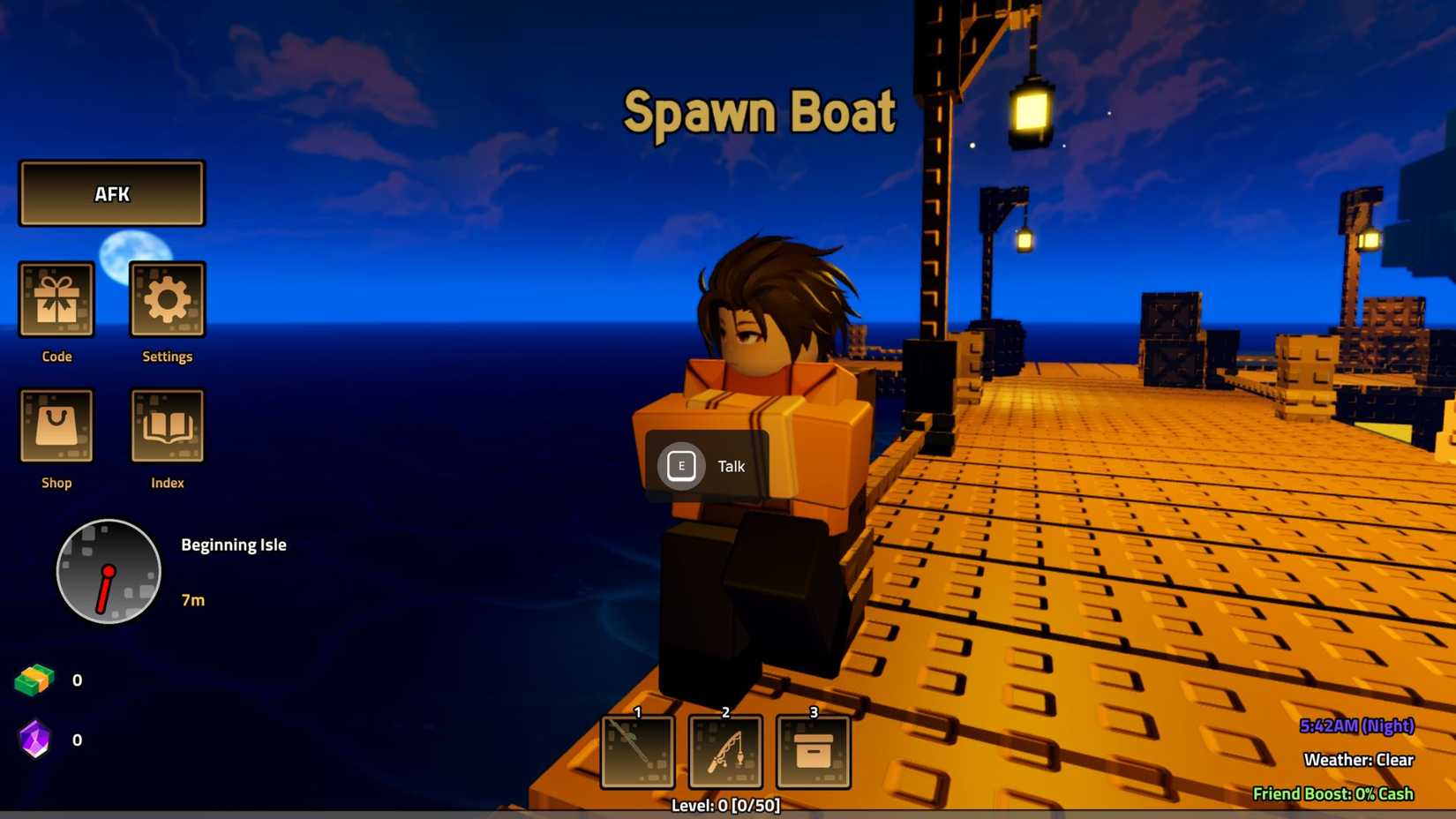 Heavyweight Fishing NPC