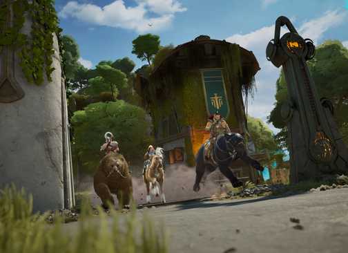 karakter menunggang beruang Highguard