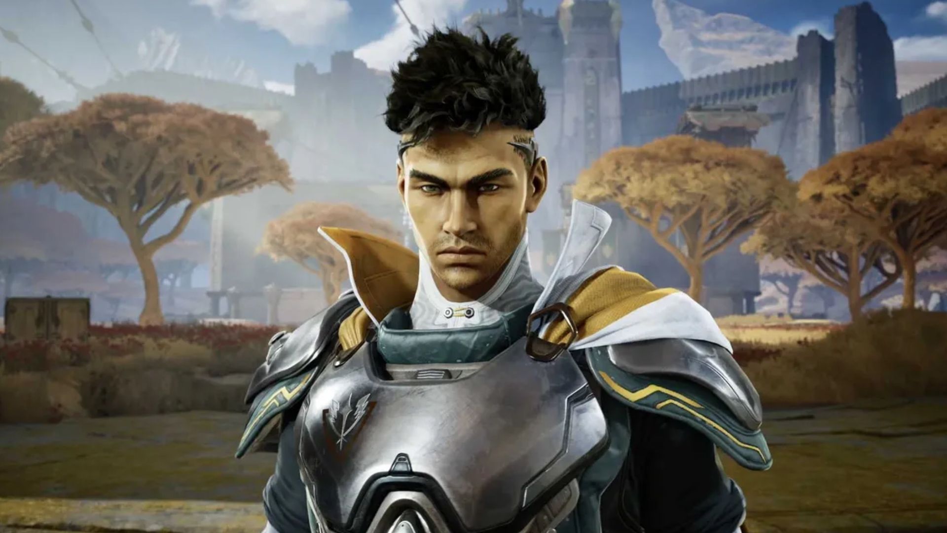 highguard character standing in field