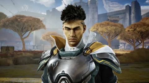 highguard character standing in field