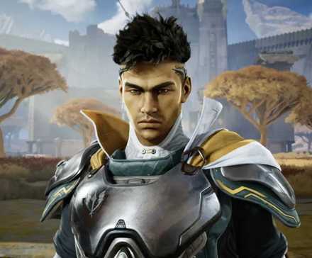 highguard character standing in field