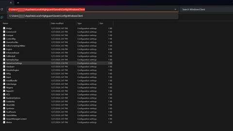 Highguard Local Directory Windows