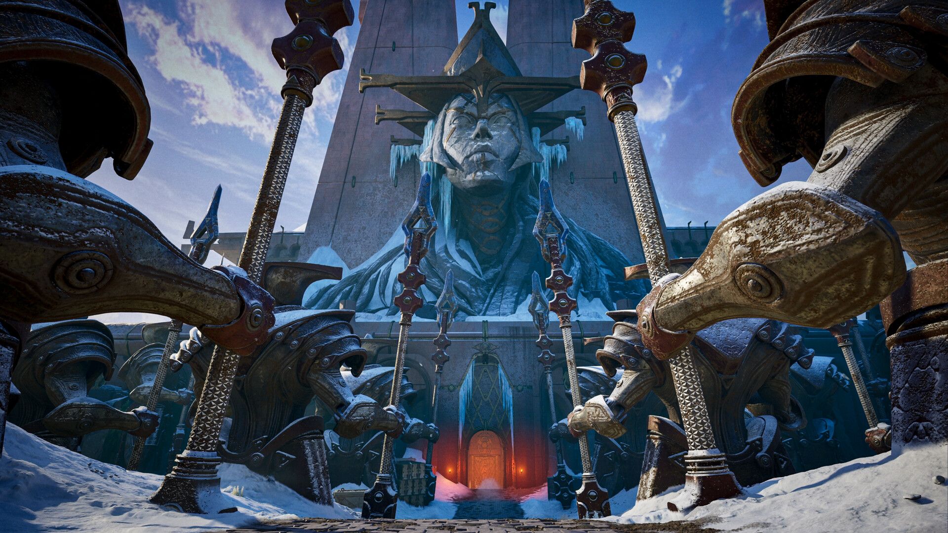 pemandangan indah di game Highguard