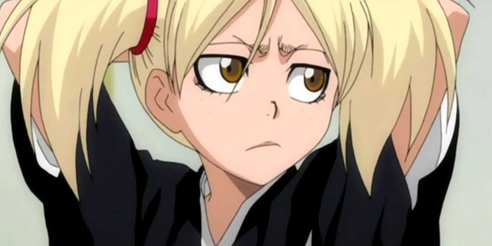 Hiyori Sarugaki looks casual in her Soul Reaper robes.