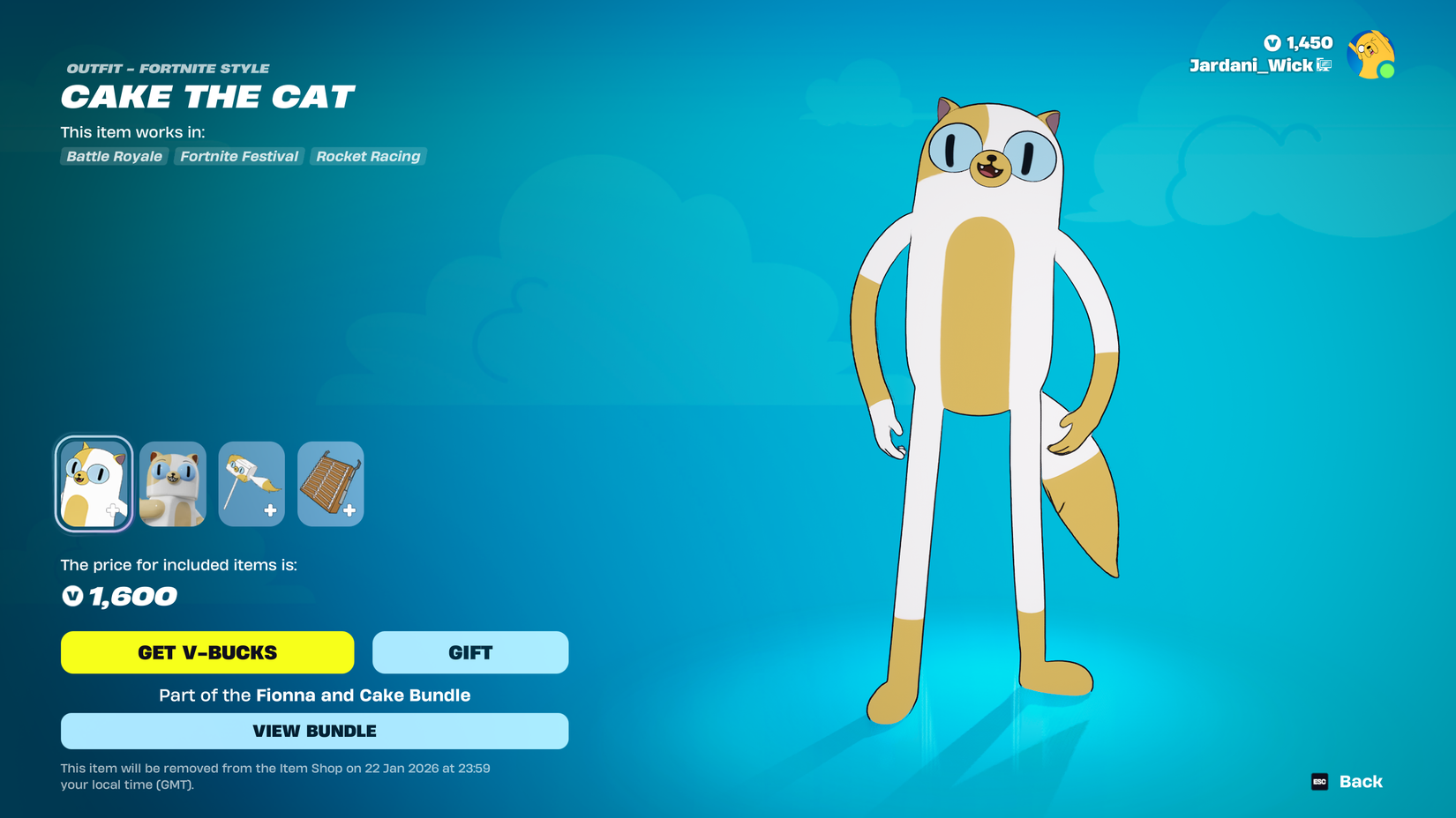 How to Get Cake the Cat in Fortnite