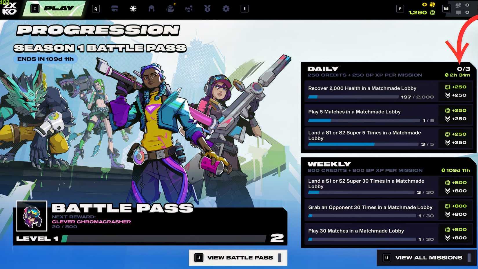 how to get green credits in 2xko