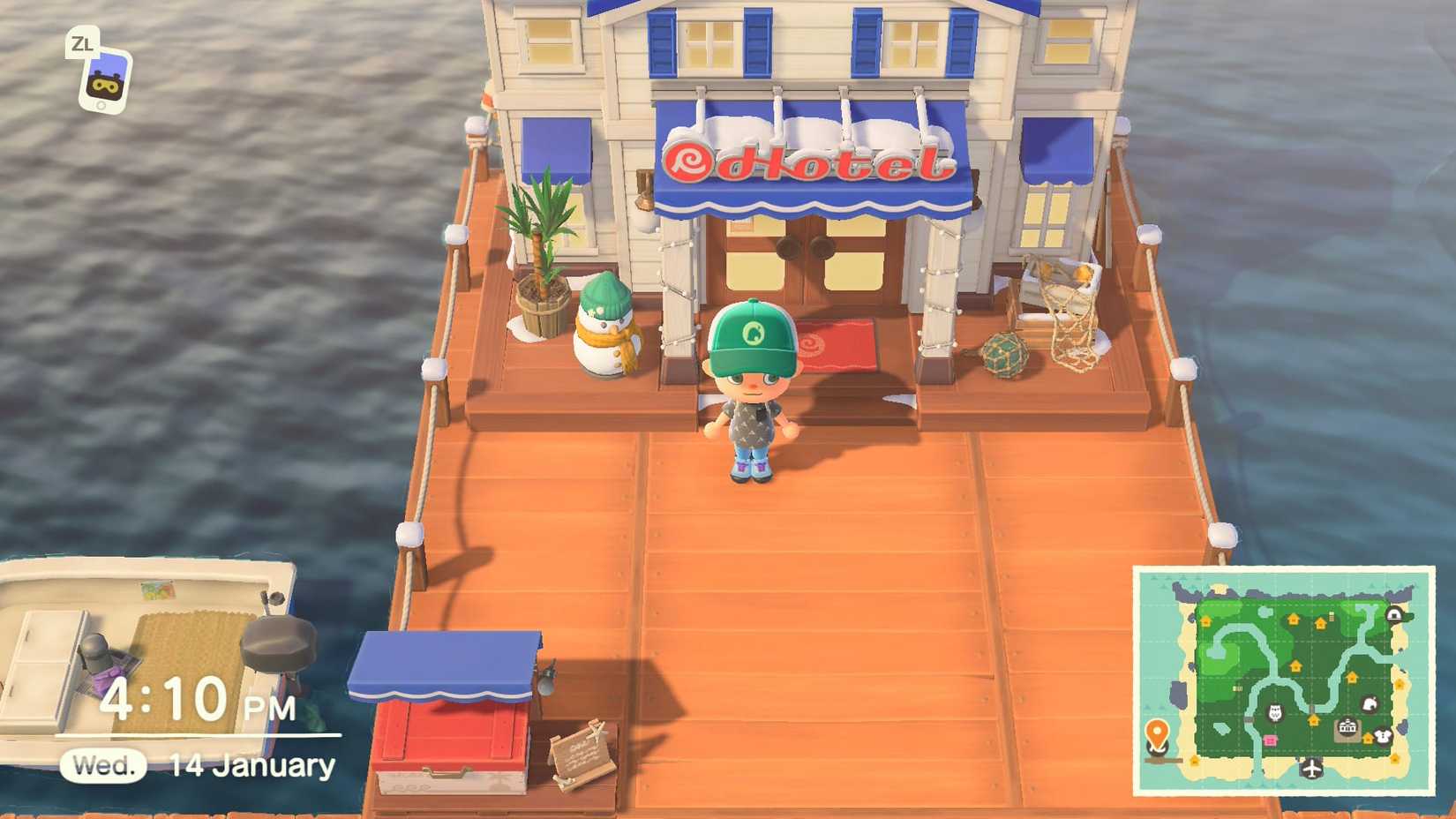 how to get kappn's resort hotel in animal crossing new horizons
