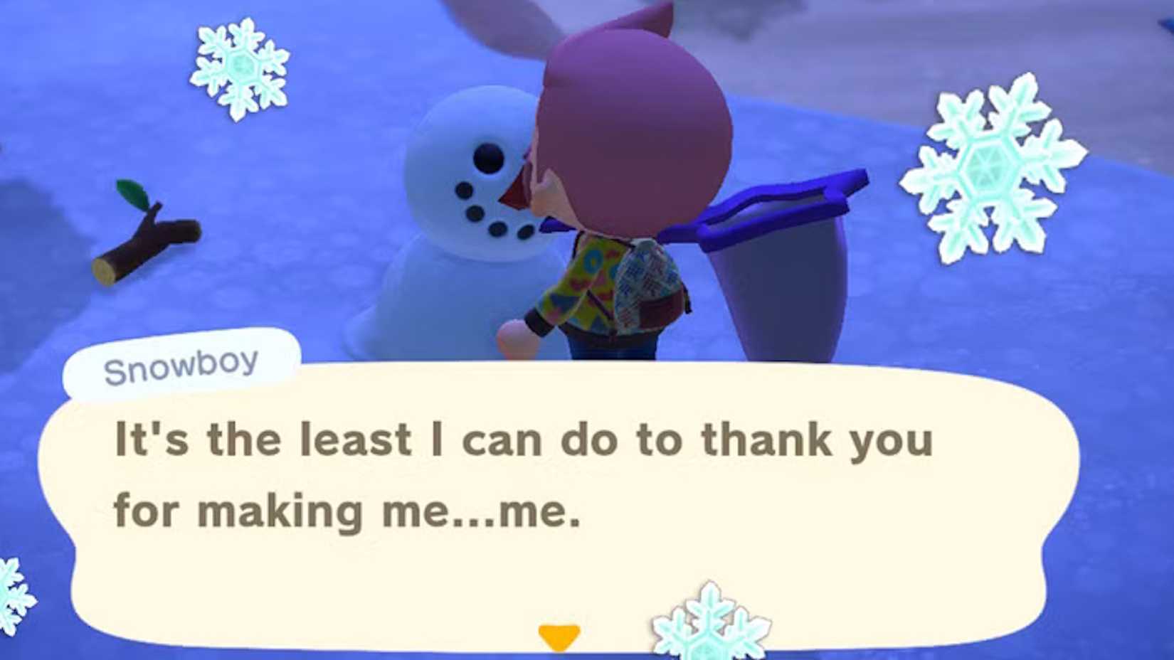 Como obter flocos de neve grandes em Animal Crossing: New Horizons 1