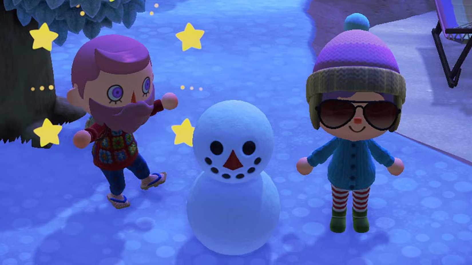 Como conseguir mais de um floco de neve grande por dia em Animal Crossing: New Horizons