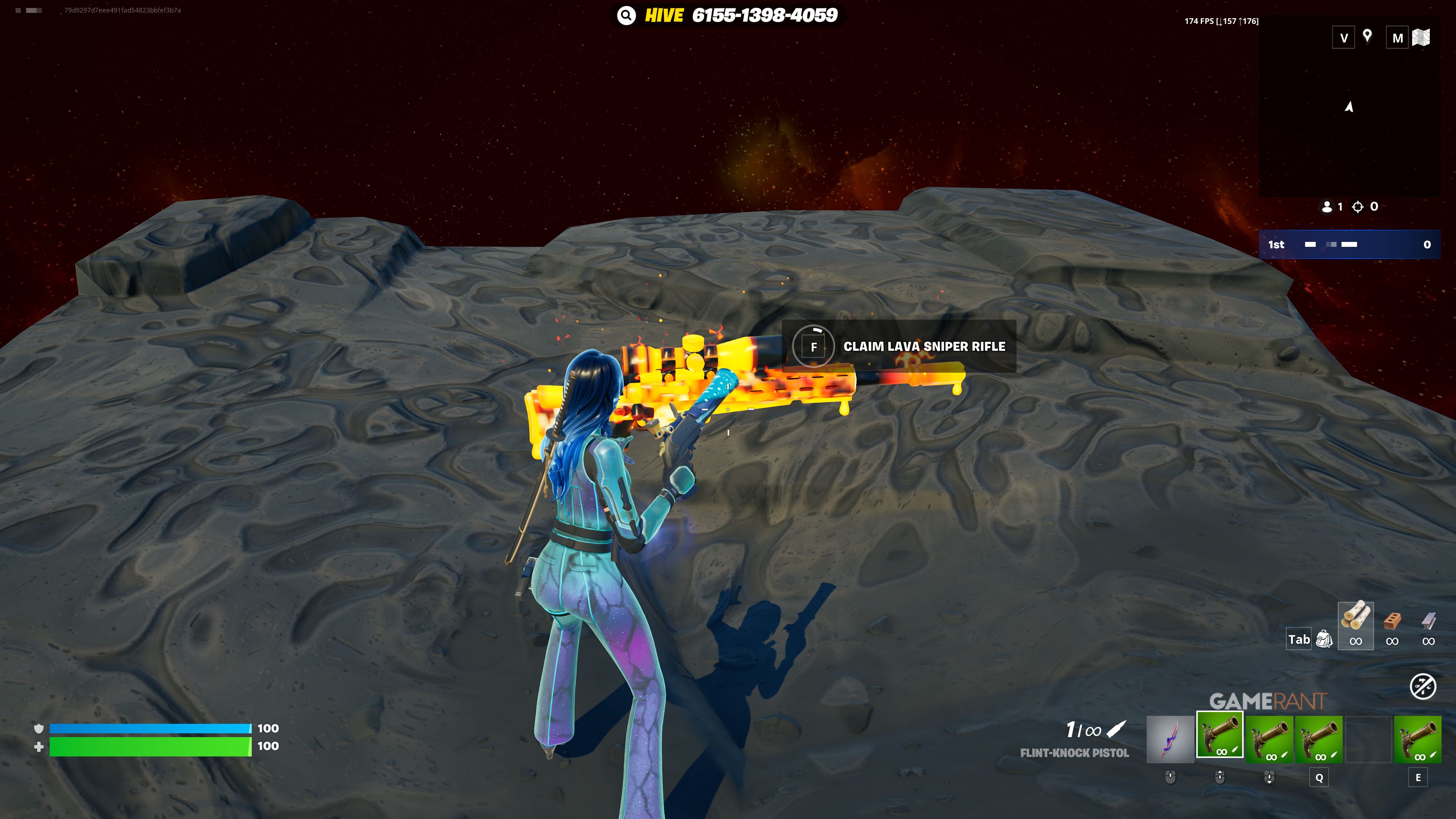 how to get the Lava Sniper Rifle in 1v1 with Every Gun - Fortnite - 3