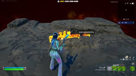 how to get the Lava Sniper Rifle in 1v1 with Every Gun - Fortnite - 3