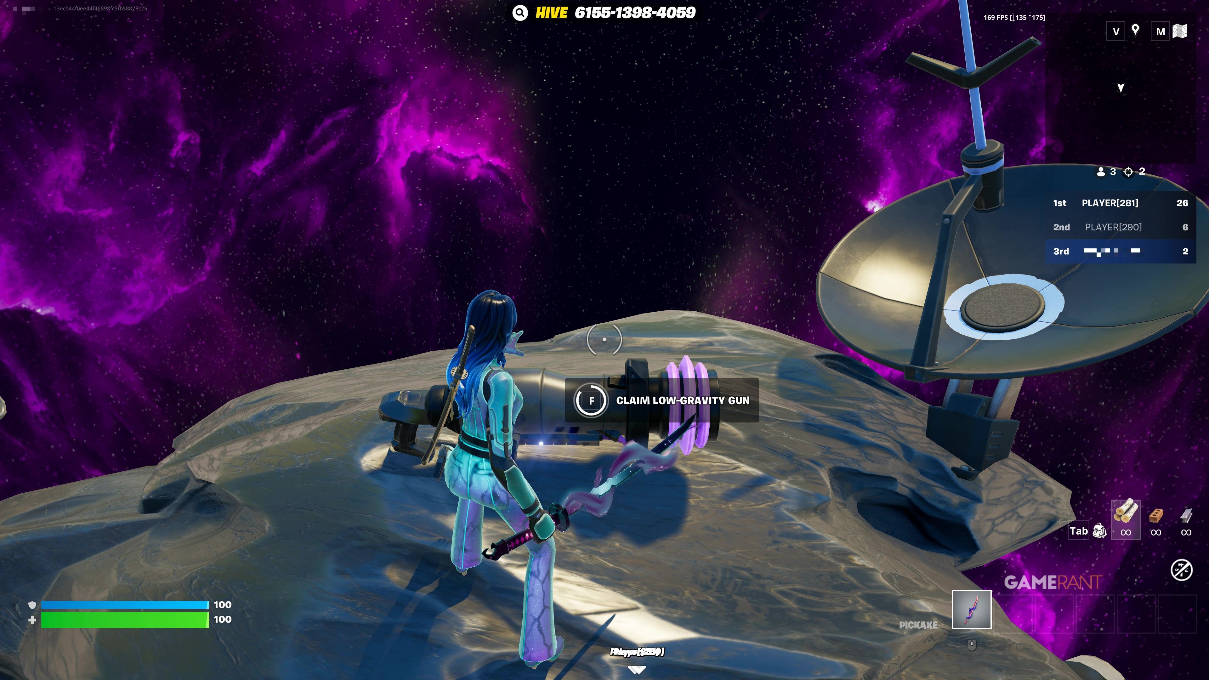 how to get the Low-Gravity Gun in 1v1 with Every Gun - Fortnite - 4 