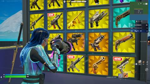 how to get the Low-Gravity SMGs in 1v1 with Every Gun - Fortnite - 2 