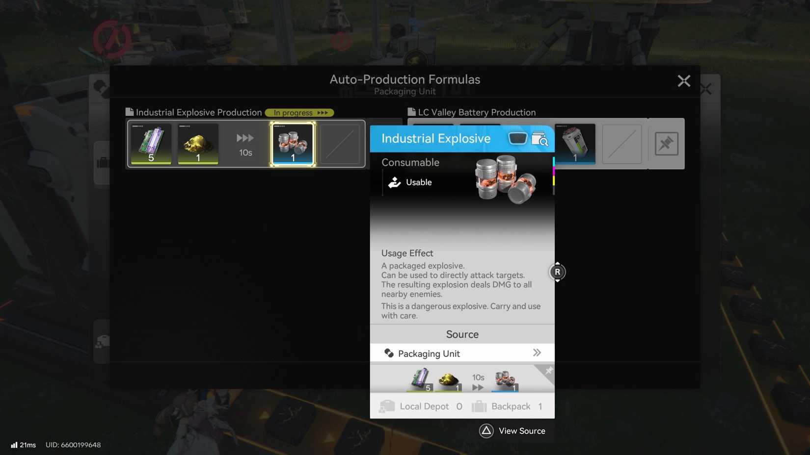 How to Make Explosives in Arknights Endfield 1-1