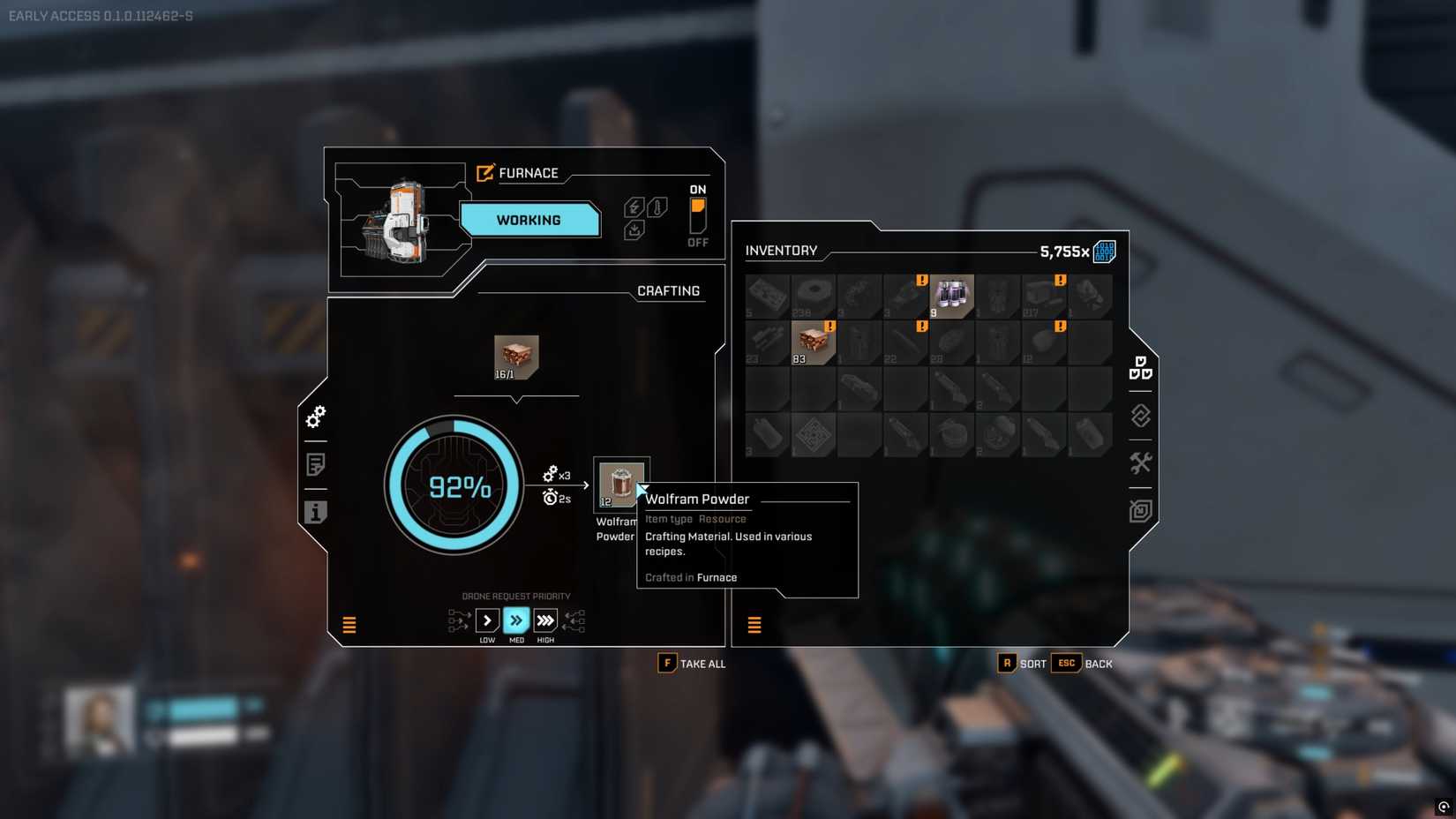 how to make wolfram powder in starrupture