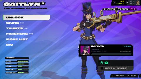 how to unlock caitlyn in 2xko