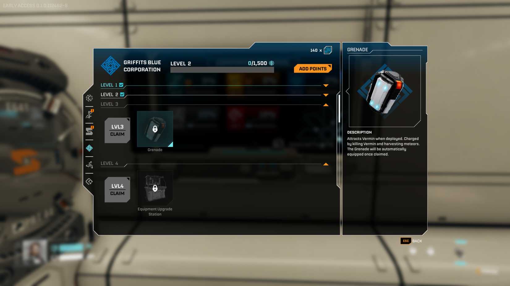 how to unlock grenade in starrupture