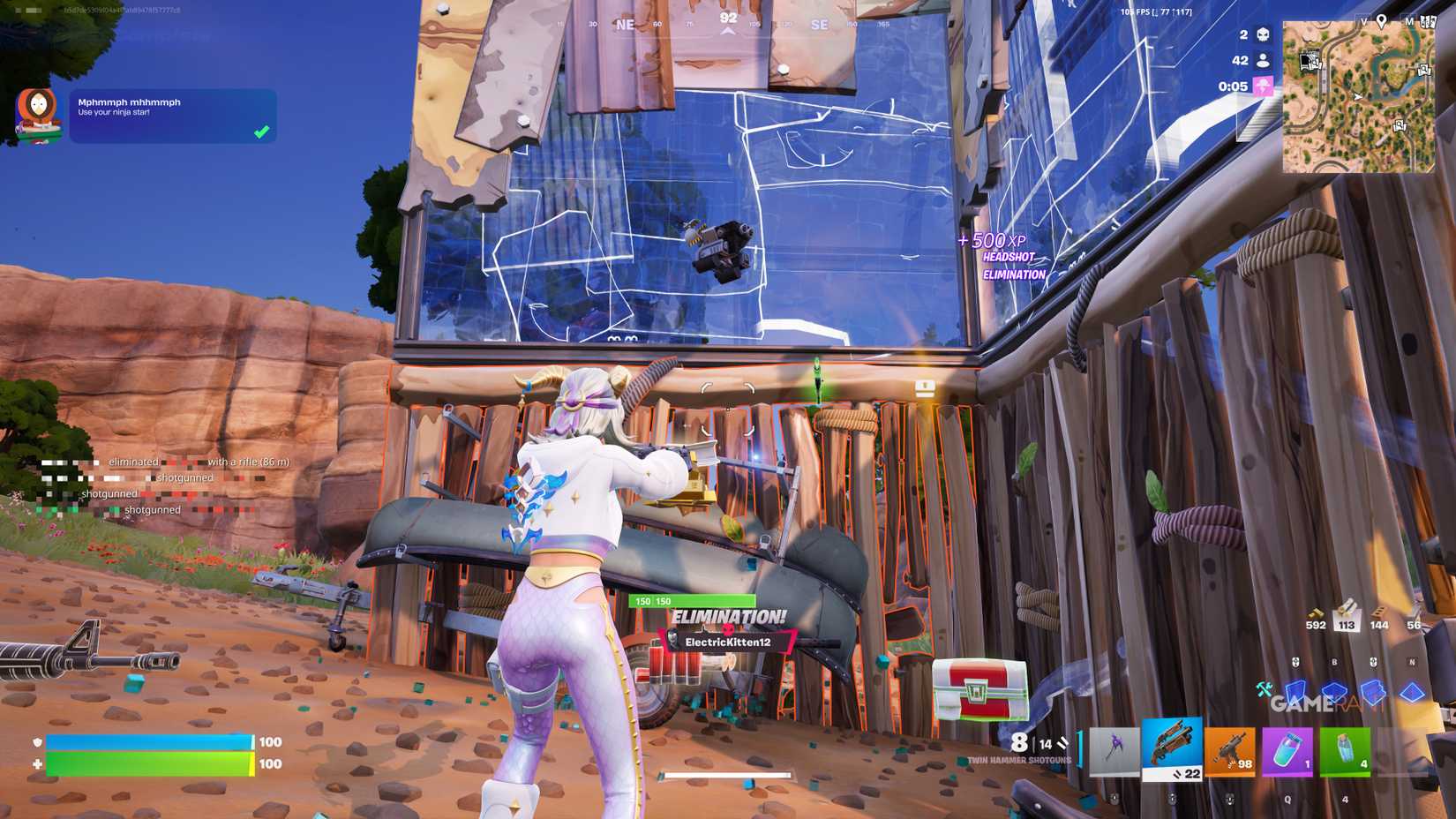 How to use your Ninja Star in Fortnite - Quest - 4