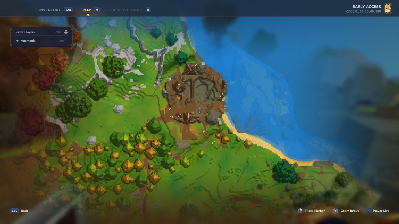Hytale Trork Camp on the map