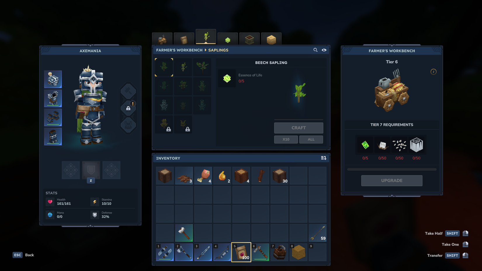 Hytale Crafting Tree Saplings