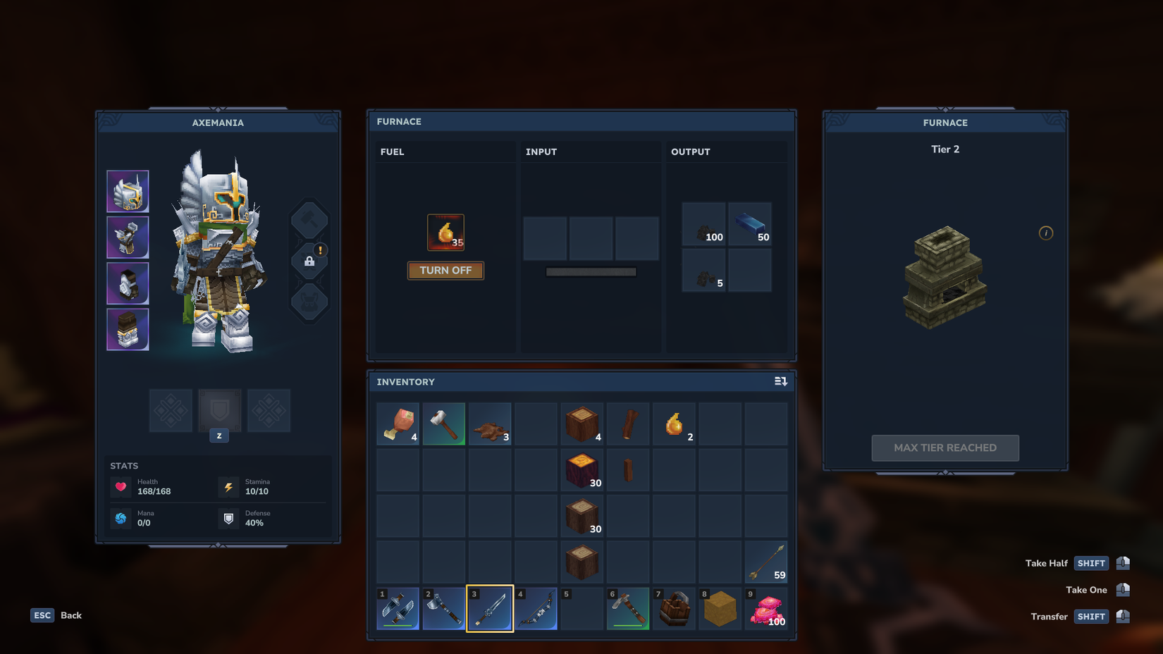 Hytale Tree Sap Furnace Fuel