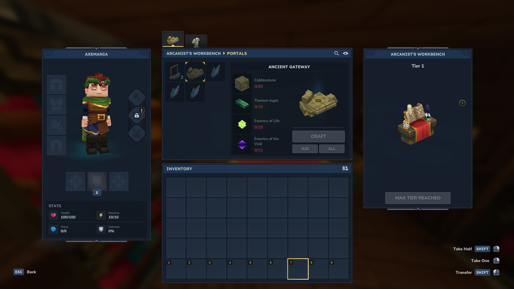 Hytale Ancient Gateway recipe