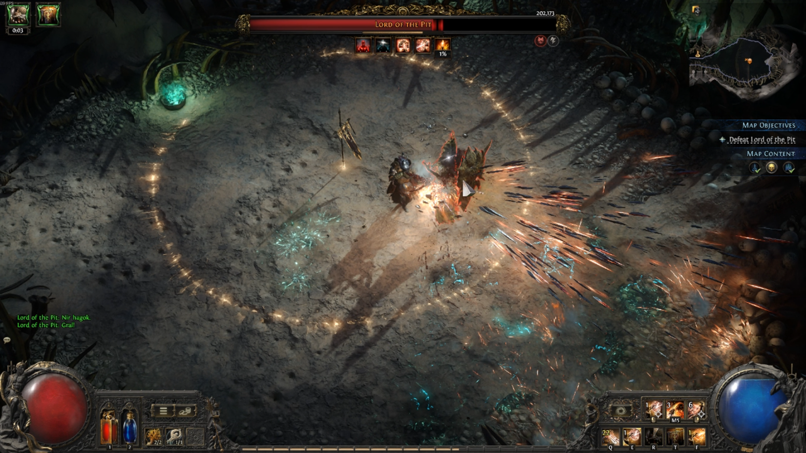 PoE2 Mercenary fighting boss