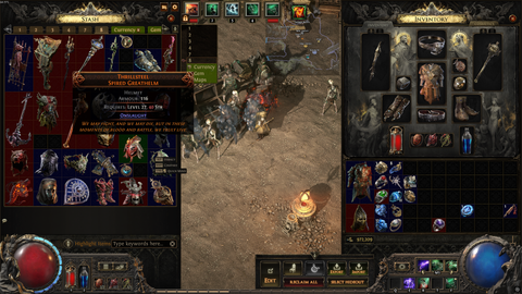 PoE2 Thrillsteel stats