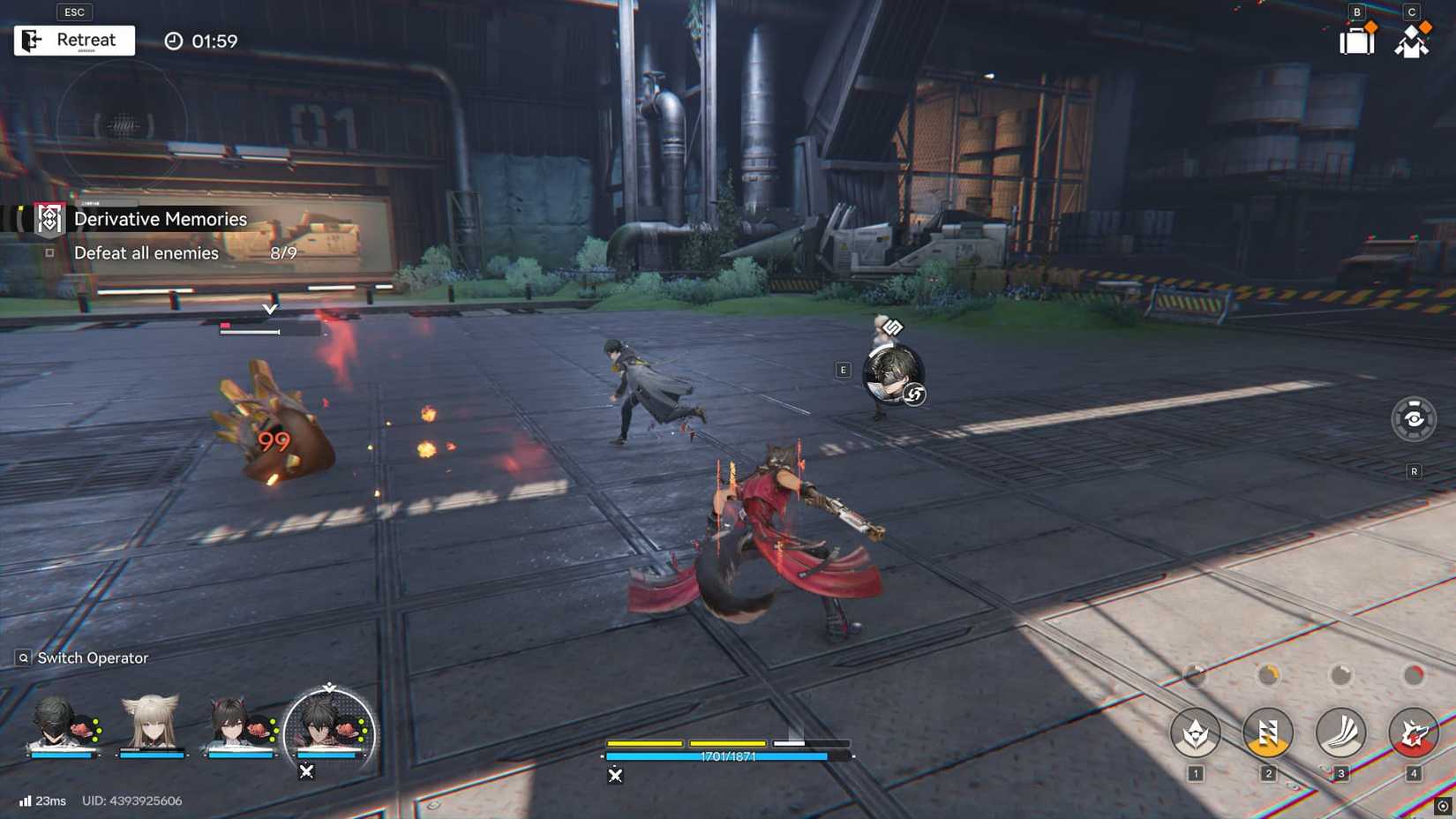 Arknights Endfield Wolfgard Combat