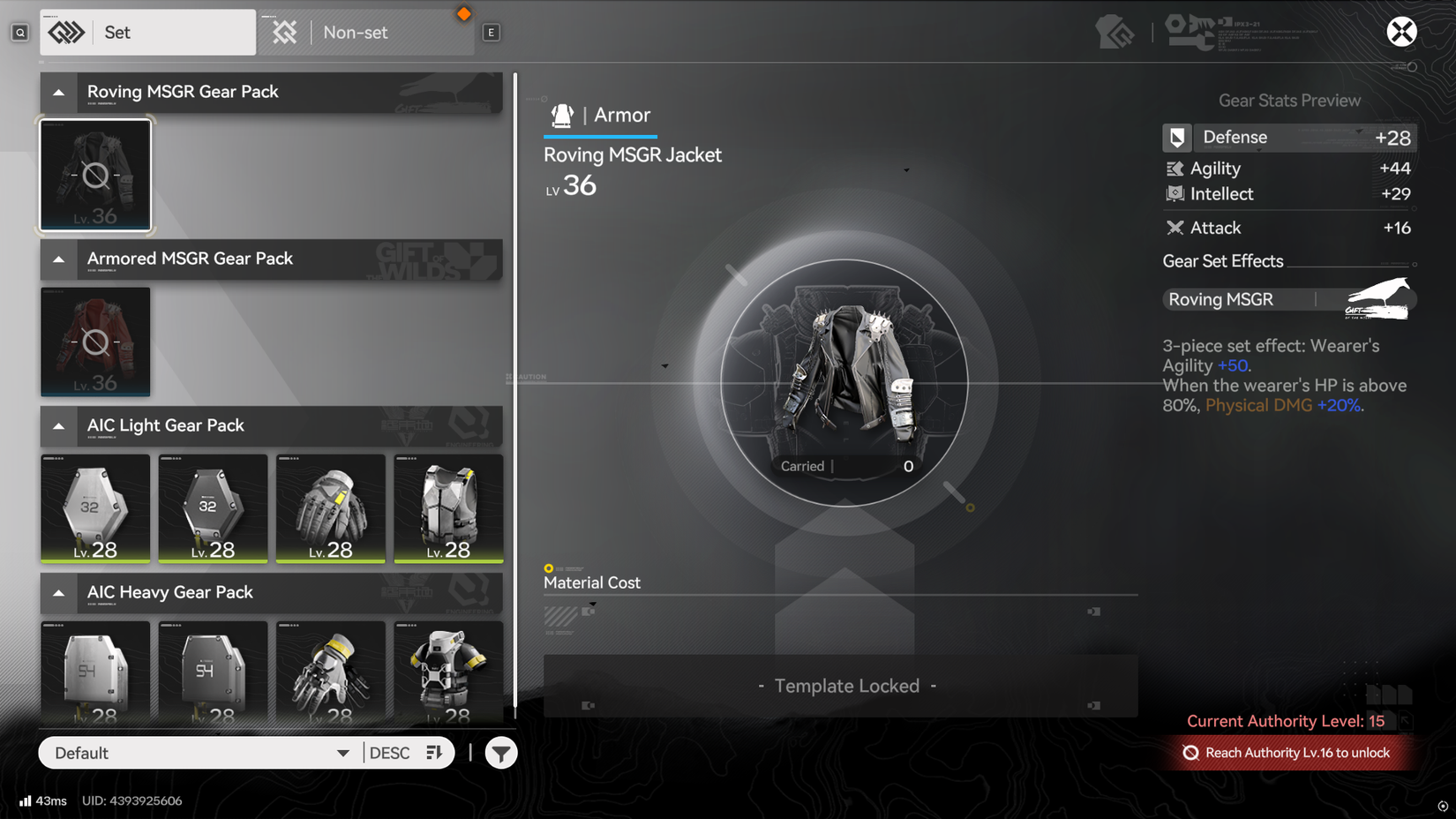 Arknights Endfield Roving MSGR Jacket