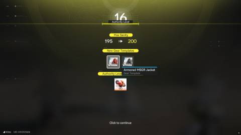 Arknights Endfield Authority Level Up