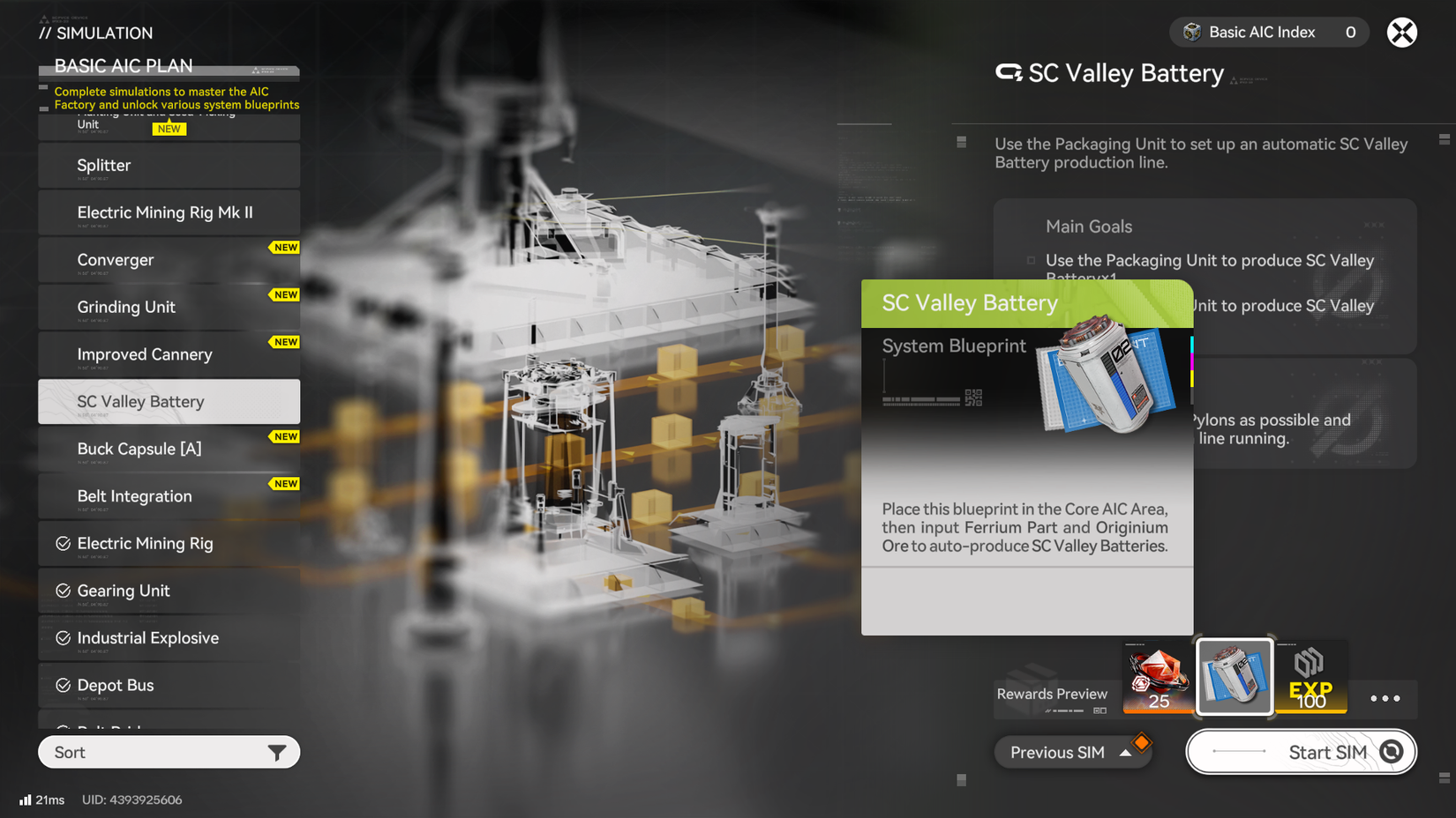 Arknights Endfield SC Valley Battery blueprint unlock