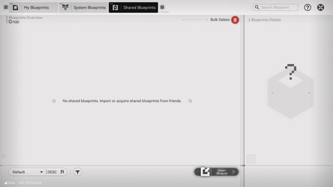 Arknights Endfield Import Blueprints Menu