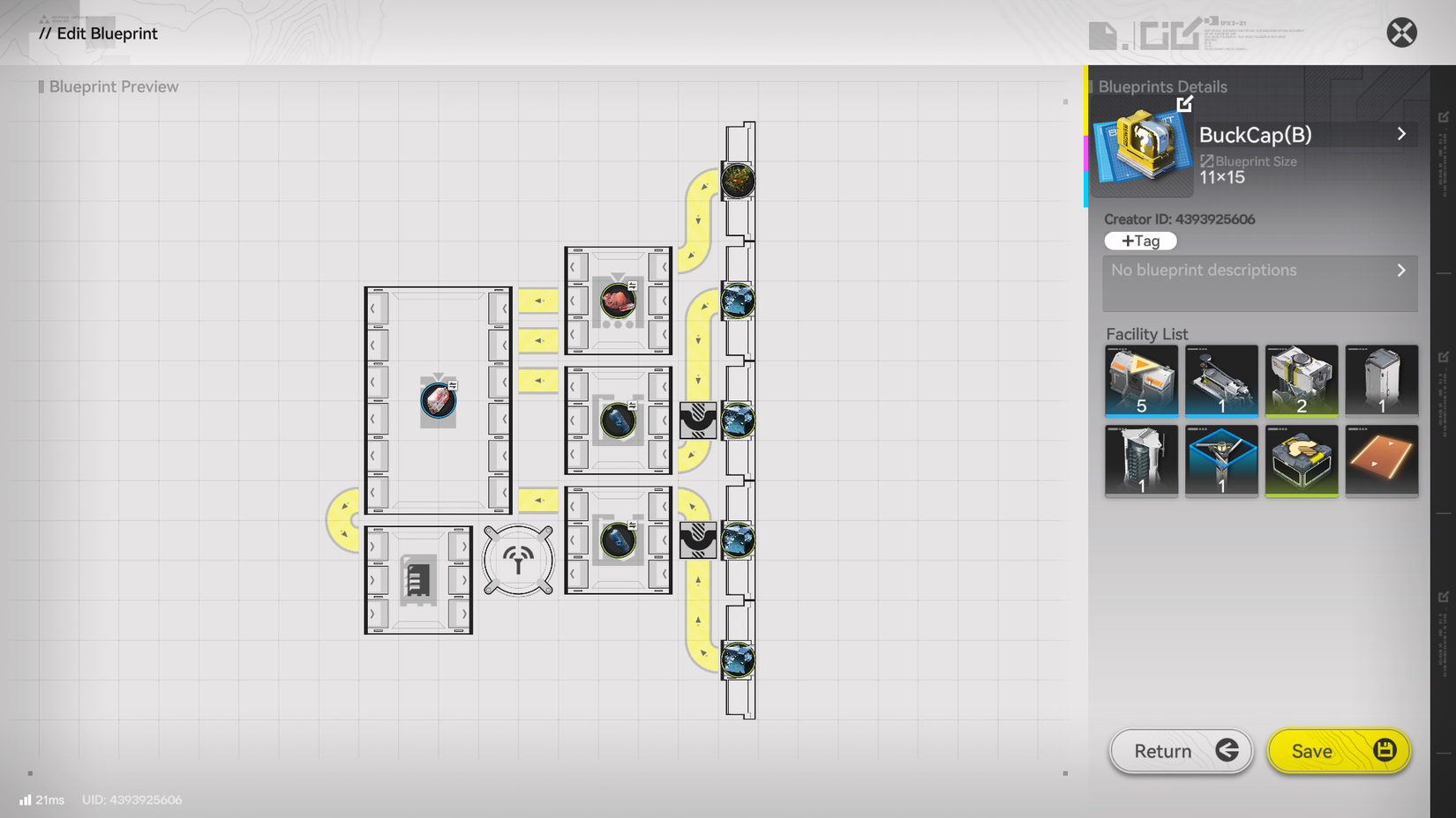 Arknights Endfield Buck Capsule B Blueprint
