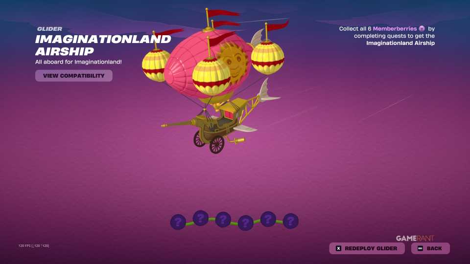 Imaginationland Airship (Glider) - Fortnite